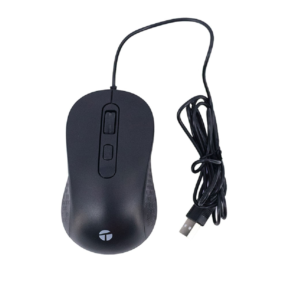 PACK X2 MOUSE CON CABLE TEROS TE-1229S NEGRO