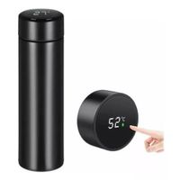 Termo Digital Acero Inoxidable 500ml LED Frío y Caliente color negro
