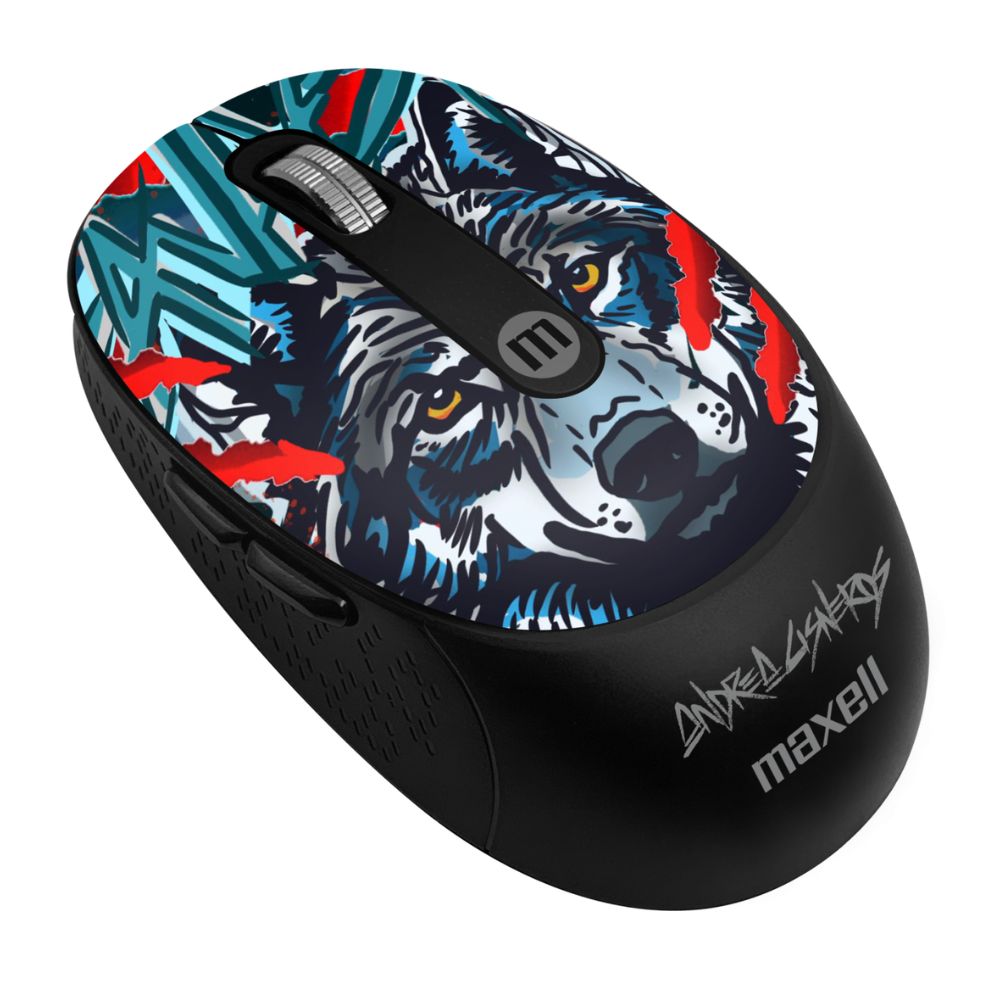 Mouse Optico Inalámbrica Blanco Tortuga Maxell Mowl-320