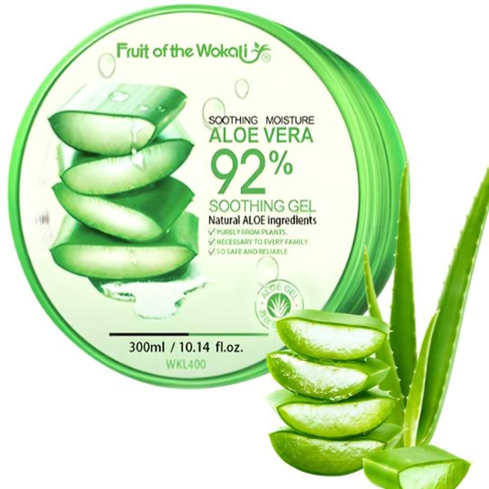 Aloe Vera 99% Gel de Hidratación Wokali 300 ml