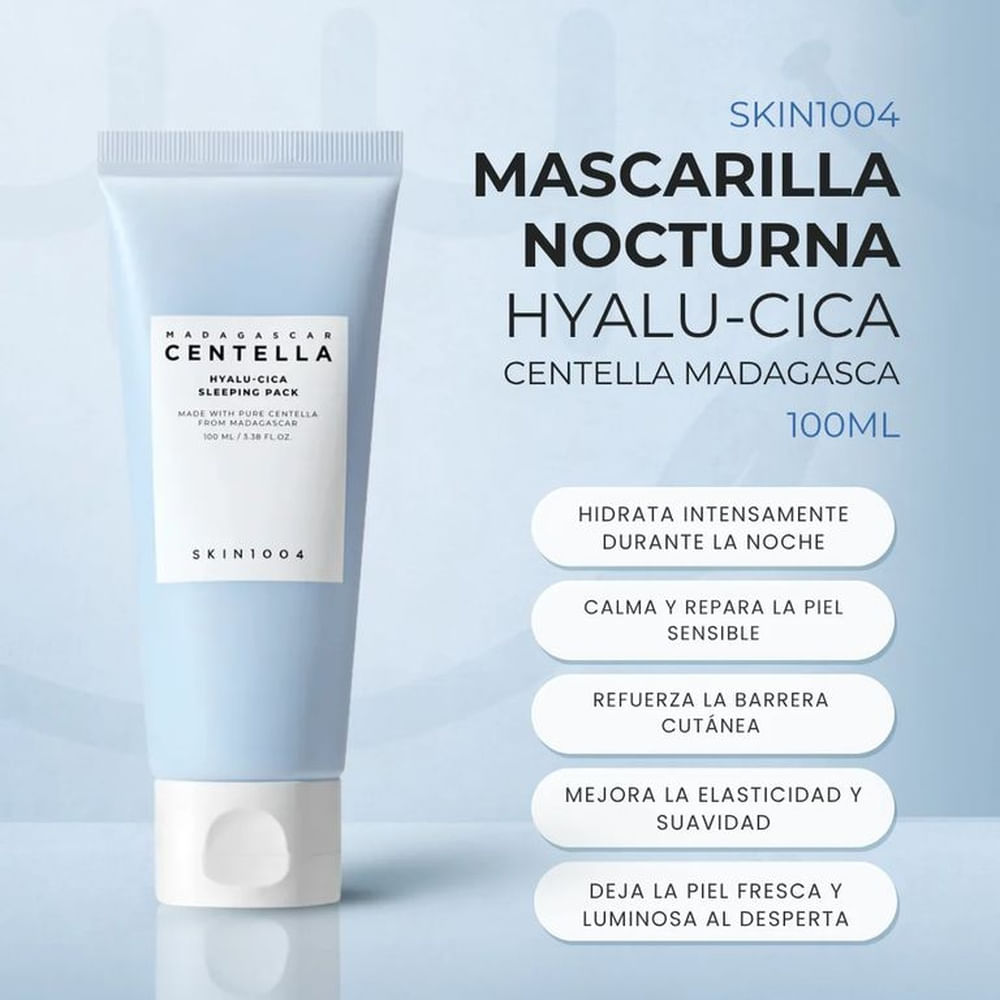 Madagascar Centella Hyalu-Cica Sleeping Pack 100ML - Crema Nocturna