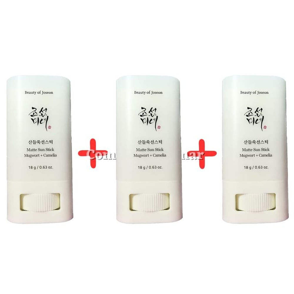 3 Beauty of Joseon Matte Sun Stick Mugwort + Camelia SPF50 PA++++