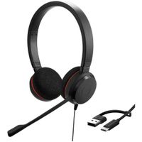JABRA Audífonos EVOLVE 20 UC USB-C Estéreo NEGRO - 4999-829-269