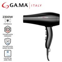Secadora Profesional Gama Diva Cerámica Motor AC 2300 Watts – Negro