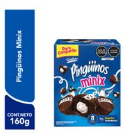 Pastelito Minix Pingüino MARINELA Chocolate Caja 8un