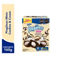 Pastelito Minix Pingüino MARINELA Cook&Cream Caja 8un