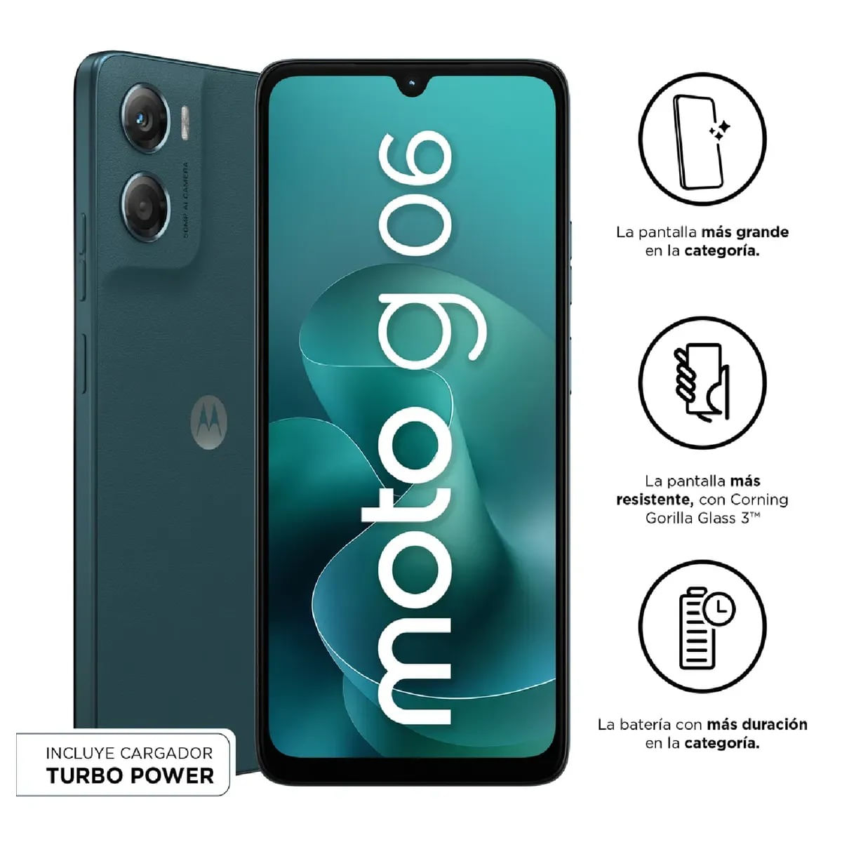 Celular Motorola Moto G06 4GB RAM 256GB - Azul