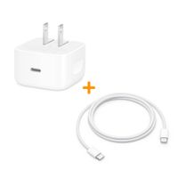 Cubo Cargador 40W máx 60W más Cable USB-C 1m Carga Rápida