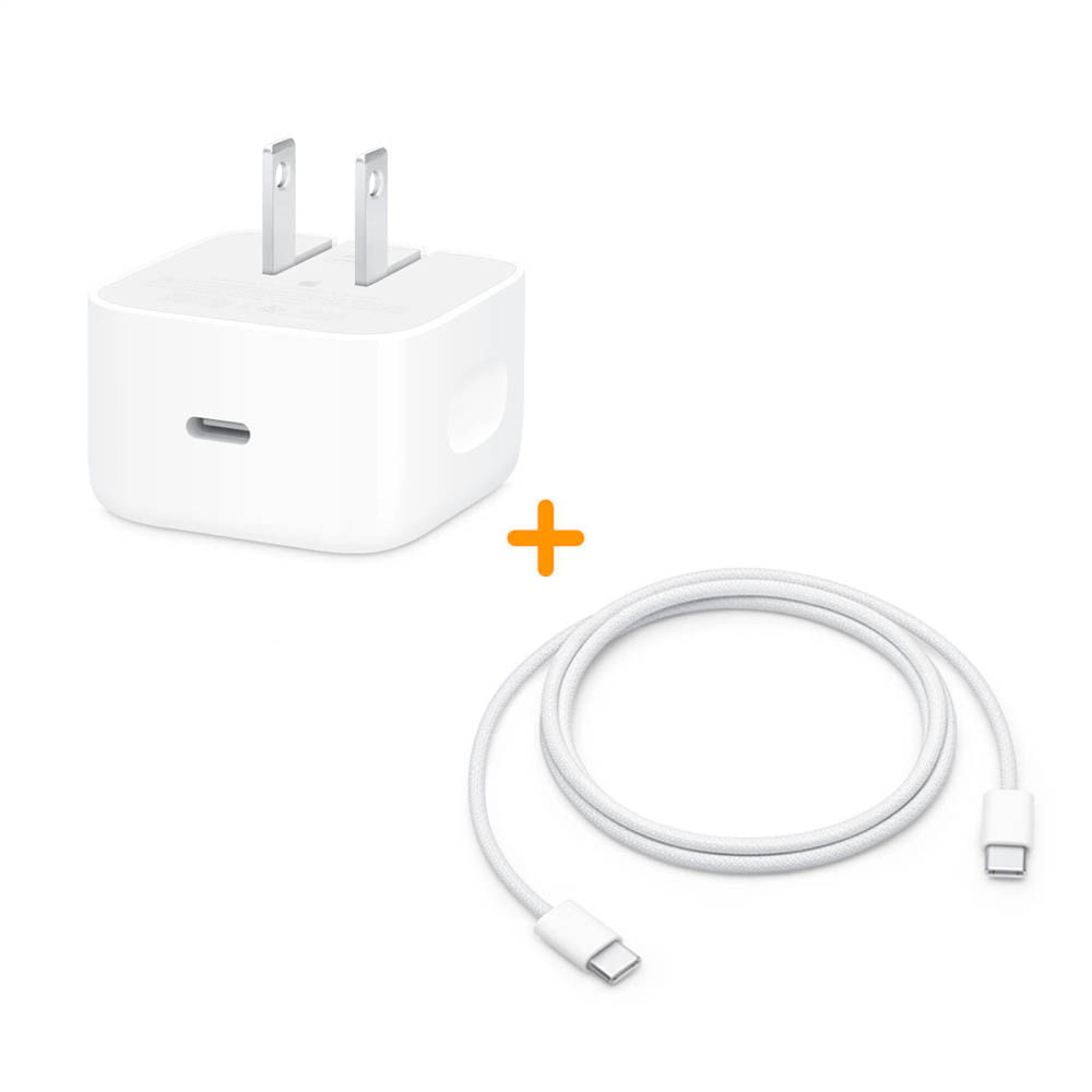 Cubo Cargador 40W máx 60W más Cable USB-C 1m Carga Rápida