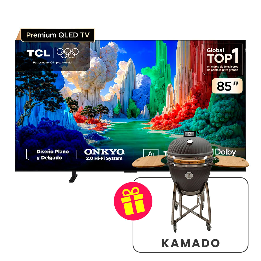 Televisor TCL QLED 85'' UHD 4K Smart TV 85A400