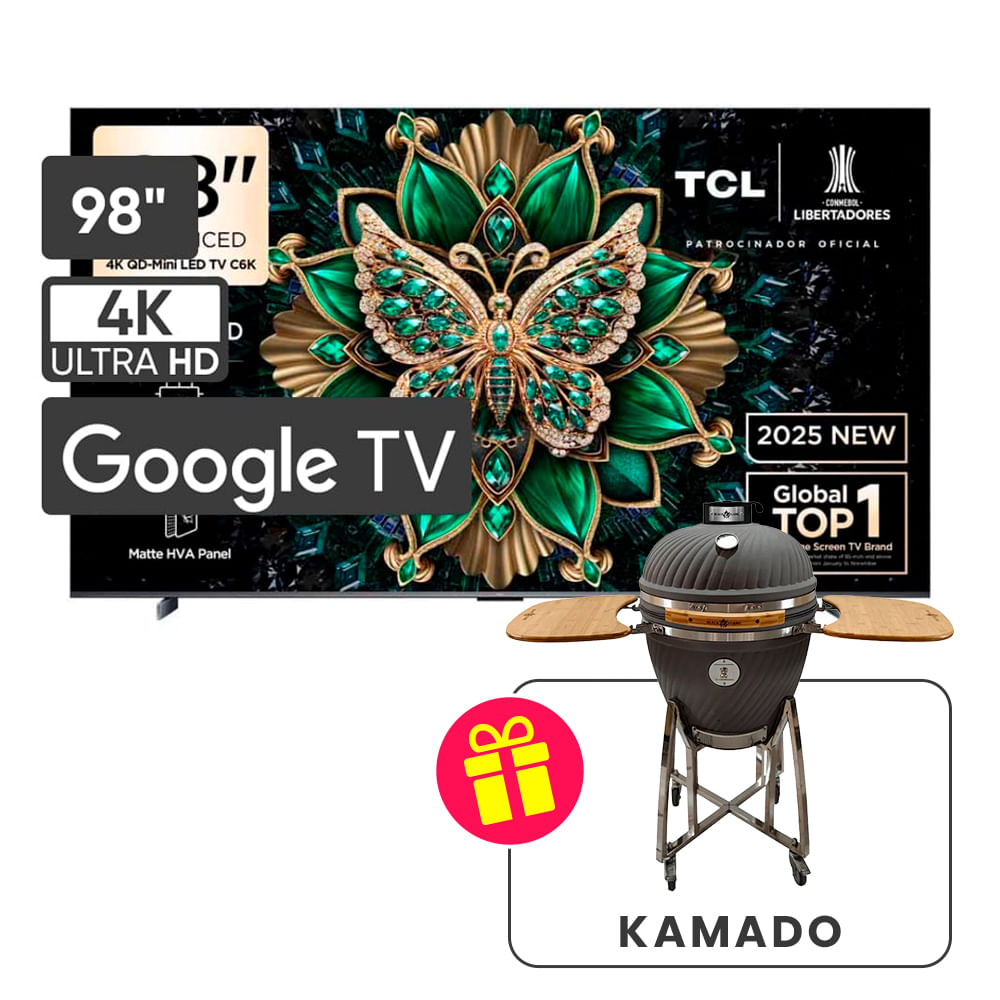 Televisor TCL MiniLed 98"" UHD 4K Smart TV 98C6K