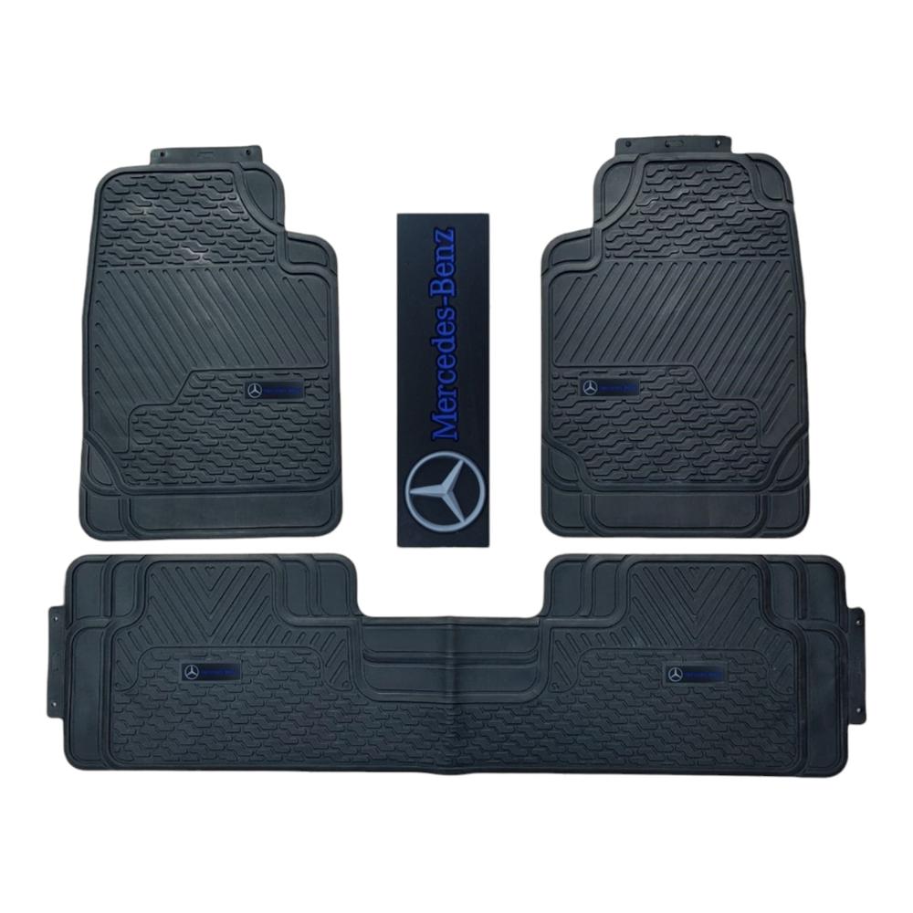 Piso De Jebe PVC Universal 3 Pieza Auto Camioneta Mercedes Benz