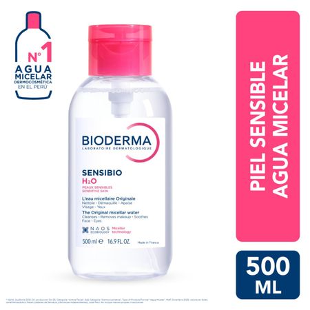 Agua Micelar Bioderma Sensibio H2O F500ml