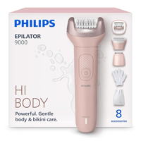 Depiladora Philips Inalámbrica y Resistente al Agua 8 Acs.