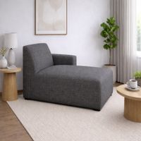 Sofá Chaise Serenité Gris Antifluido y Obsequio