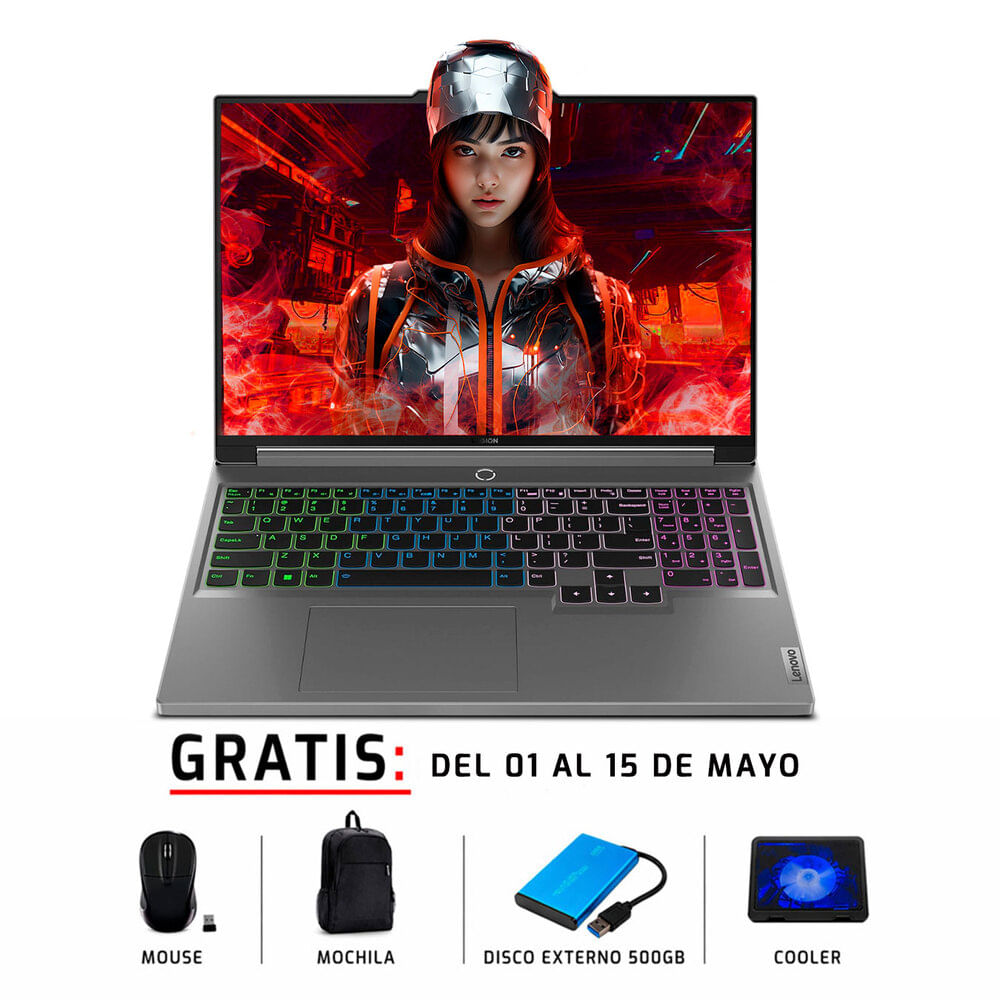 Laptop Lenovo Legion PRO 5 16IRX9 16 I9 14900HX 64GB 1TB RTX4070 8GB