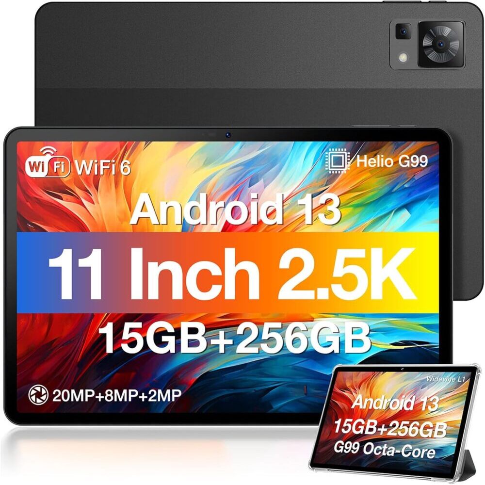 Tablet DOOGEE T30 PRO, 8gb RAM, 256gb ROM, Octa-Core, 8580mAh, Color Negro