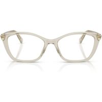 SWAROVSKI MONTURA CUADRADO SK2065 54 MM MUJER | TRANSAPRENT BEIGE/DEMO LENS