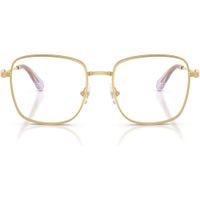 SWAROVSKI MONTURA CUADRADO SK1036 53 MM MUJER | GOLD/LIGHT VIOLET/DEMO LENS