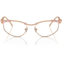 SWAROVSKI MONTURA SK1015 55 MM MUJER | ROSE GOLD/DEMO LENS