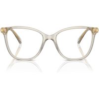SWAROVSKI MONTURA CUADRADO SK2020 52 MM MUJER | TRANSPARENT BEIGE/DEMO LENS