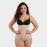 FAJA BODY STRAPLESS BESEGURA CON ENCAJE SILICONADO
