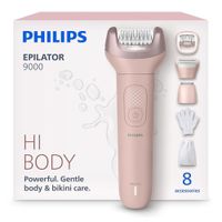 Depiladora Philips resistente al agua + 8 accesorios BRE717