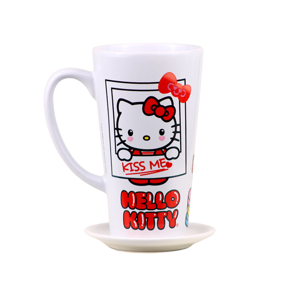 Taza Hello Kitty  Plato Scool 450ml Ceramica 400335