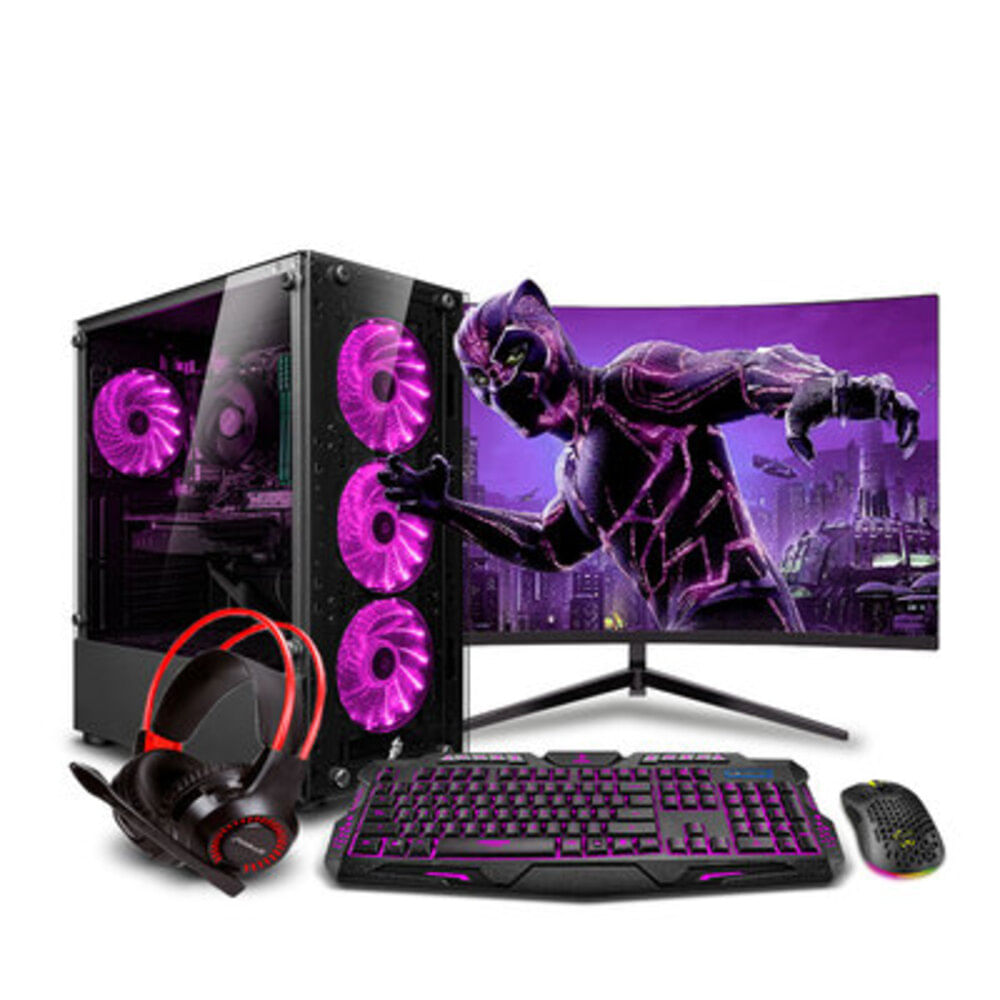 COMPUTADORA PC GAMER Draco PINK Core i7 9th 16GB 500GB 24VA RTX3050 6GB MI PC LISTA MIPCLISTA
