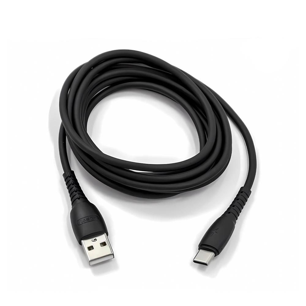 Cable BC-026t de Entrada USB a USB-C de 100cm Negro