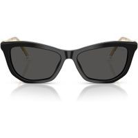 SWAROVSKI MONTURA SK6057 56 MM MUJER | BLACK/DARK GREY