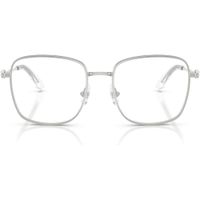 SWAROVSKI MONTURA CUADRADO SK1036 53 MM MUJER | SILVER/DEMO LENS