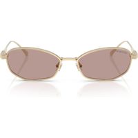 SWAROVSKI MONTURA SK7042 55 MM MUJER | PALE GOLD/PINK/LIGHT PURPLE BROWN