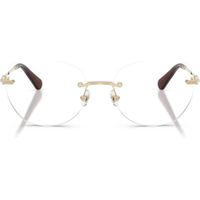 SWAROVSKI MONTURA SK1038 56 MM MUJER | PALE GOLD/DEMO LENS