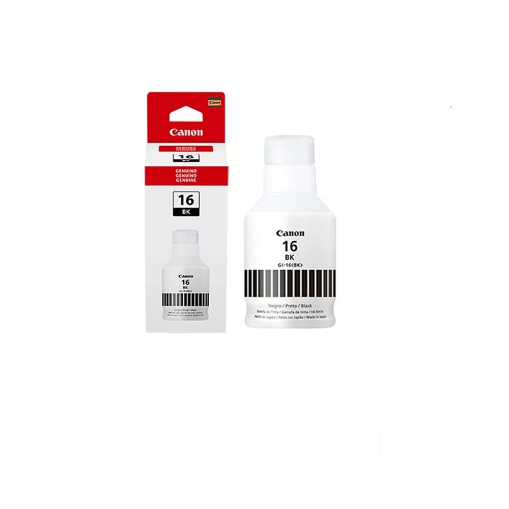 TINTA CANON GI-16BK BLACK GX6010 GX7010 GX7110 ORIGINAL
