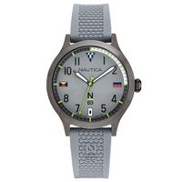 Reloj Nautica N83 Crissy Fiield NAPCFS914 Correa de Silicona y Dial Gris