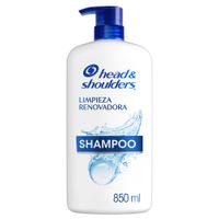 Shampoo HEAD & SHOULDERS Limpieza Renovadora Control Caspa Botella 850ml
