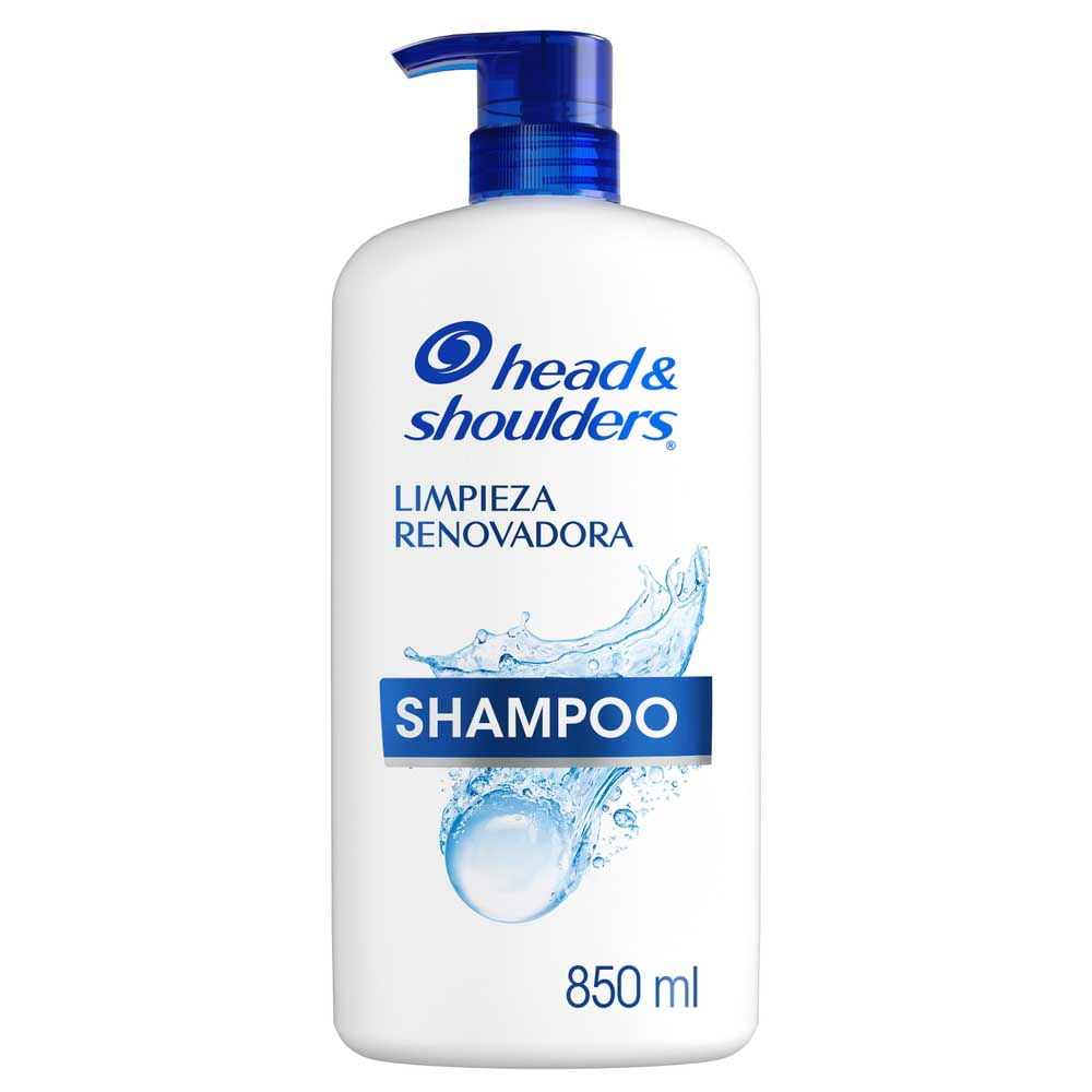 Shampoo HEAD & SHOULDERS Limpieza Renovadora Control Caspa Botella 850ml