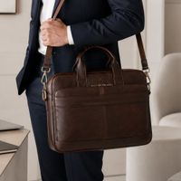 Maletín De Cuero Vacuno GALILEO 8841 (Laptop 15"")