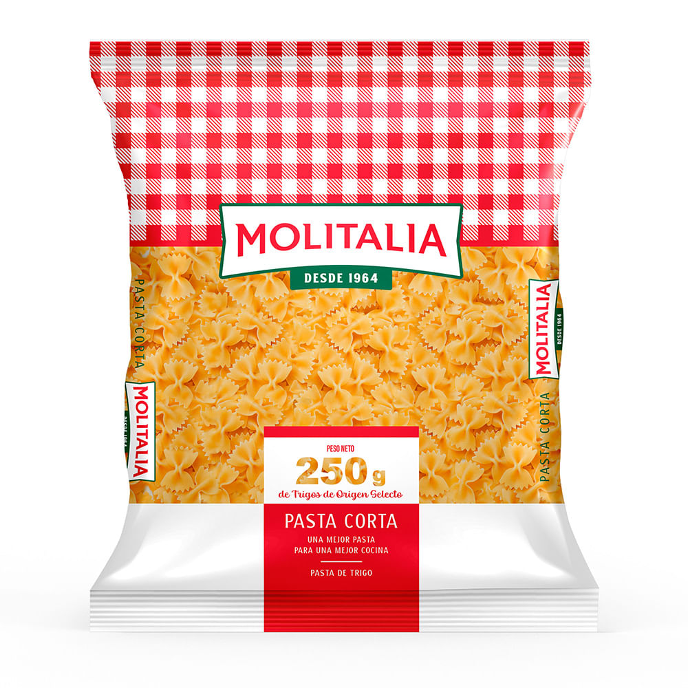 Fideos Corbatitas MOLITALIA Bolsa 250g