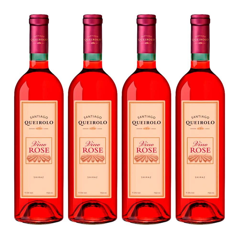 Pack Vino Rosé SANTIAGO QUEIROLO Botella 750ml x 2un
