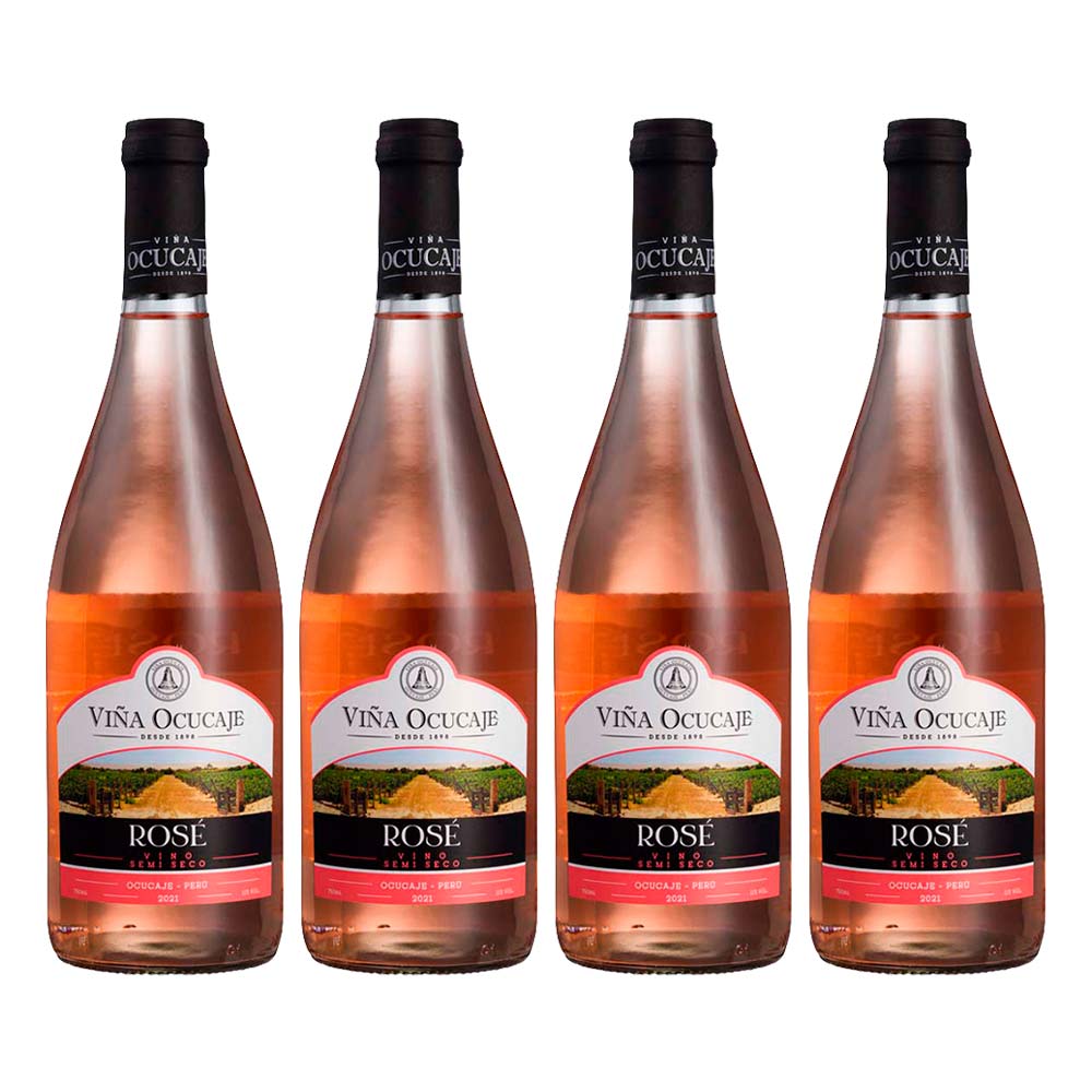 Pack Vino Rosé OCUCAJE Botella 750ml x 2un