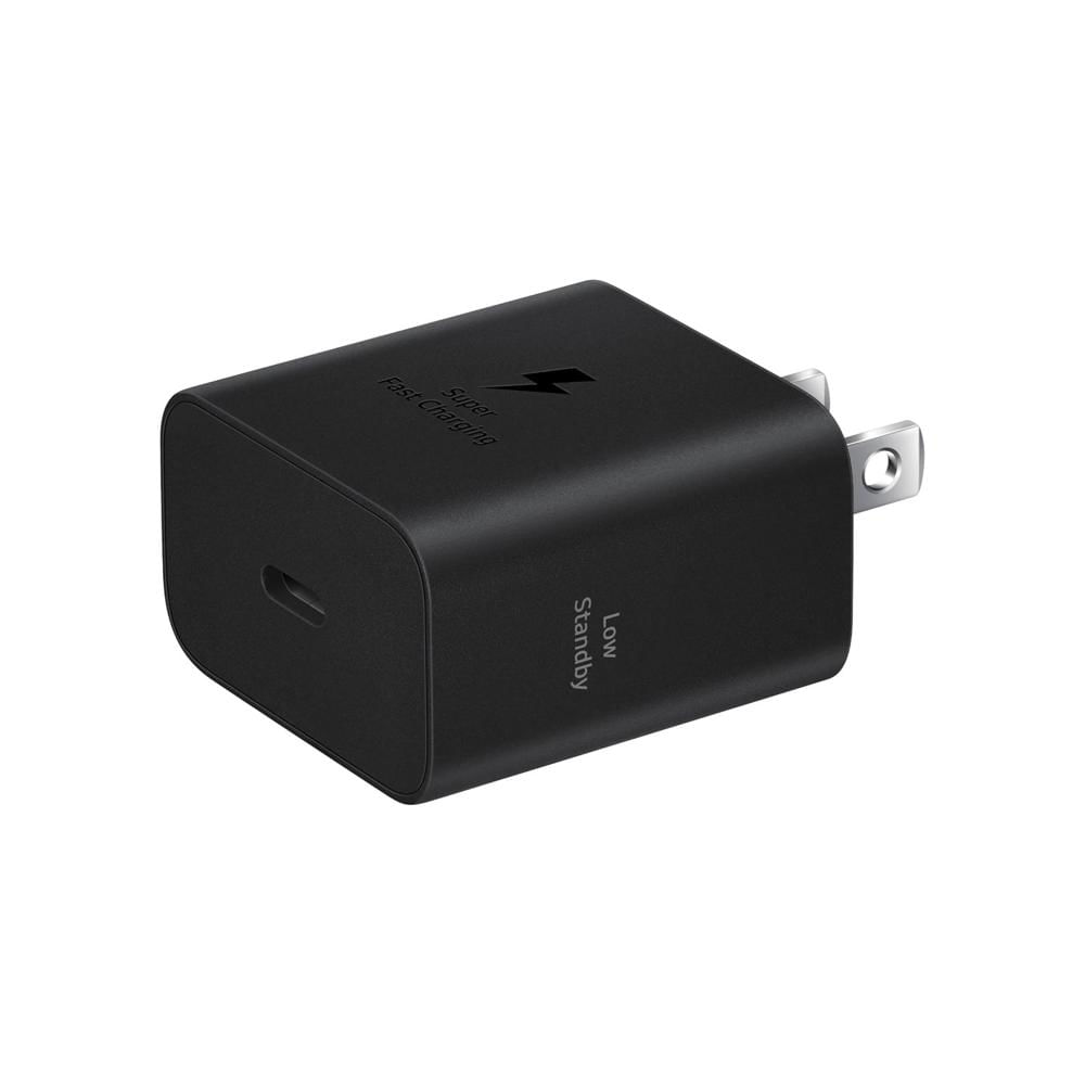 Cargador de Pared Samsung EP-T2510XBEGUS 25W con Cable USB-C Carga Rápida Negro