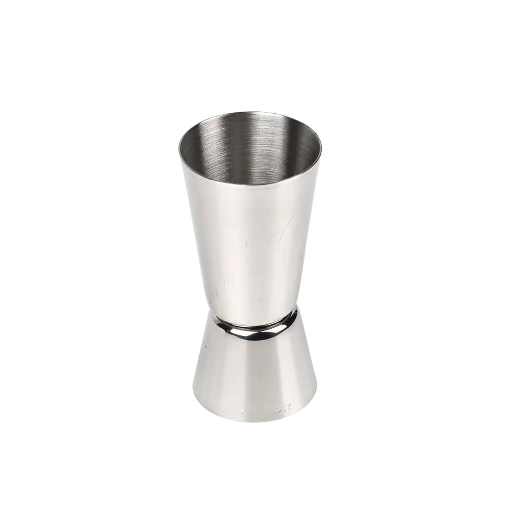 DIA DEL PADRE - Jigger metalico plateado para cocteleria
