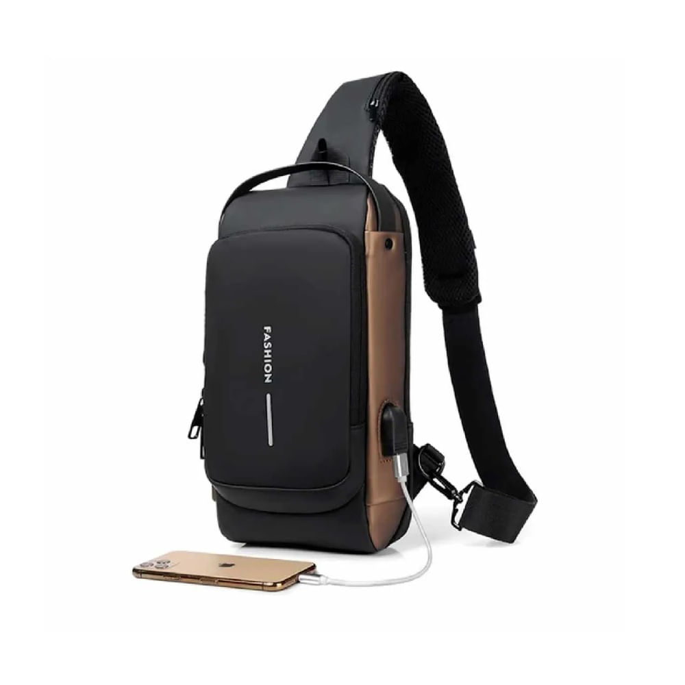 DIA DEL PADRE - Mochila Tipo Morral Carga USB de Hombre Pechera Alta Calidad