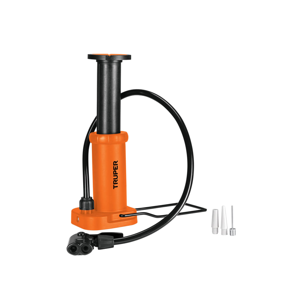 Inflador de Pedal Truper 23cm 60PSI 101667