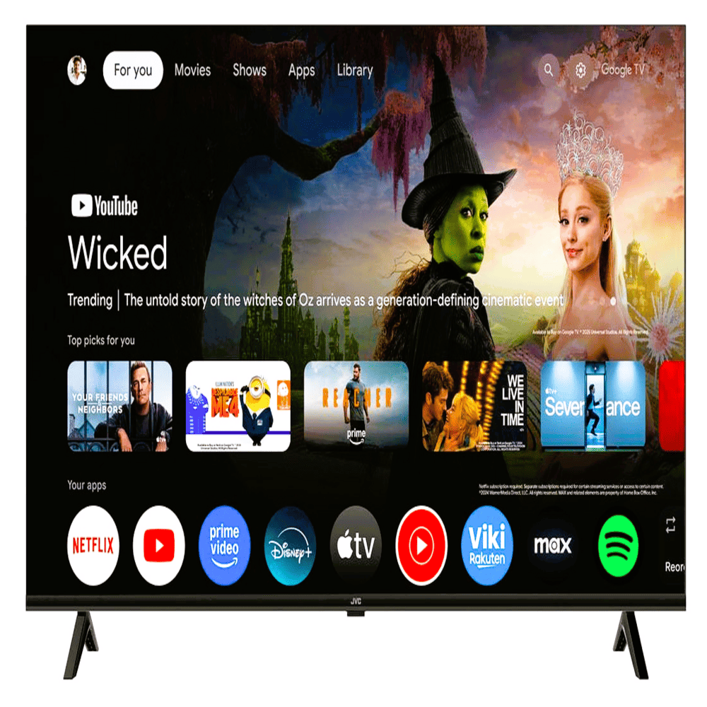 TELEVISOR JVC  CON CONTROL DE VOZ 43  pulgadas  QLED - 4K Ultra HD- LT-43KM4584