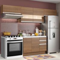 Mueble de Cocina Integral Marina 280 cm - Marrón