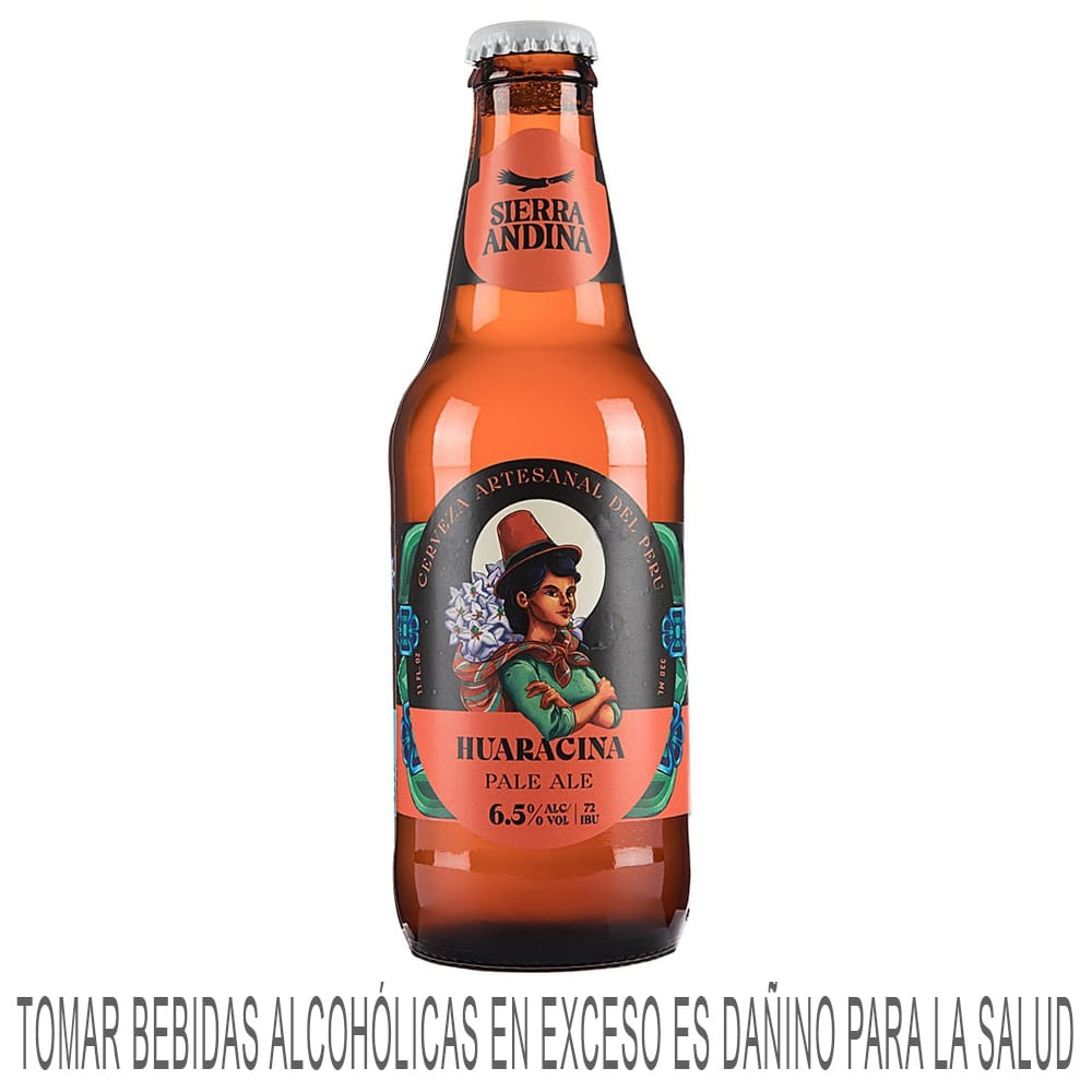 Cerveza SIERRA ANDINA Huaraz Botella 330ml