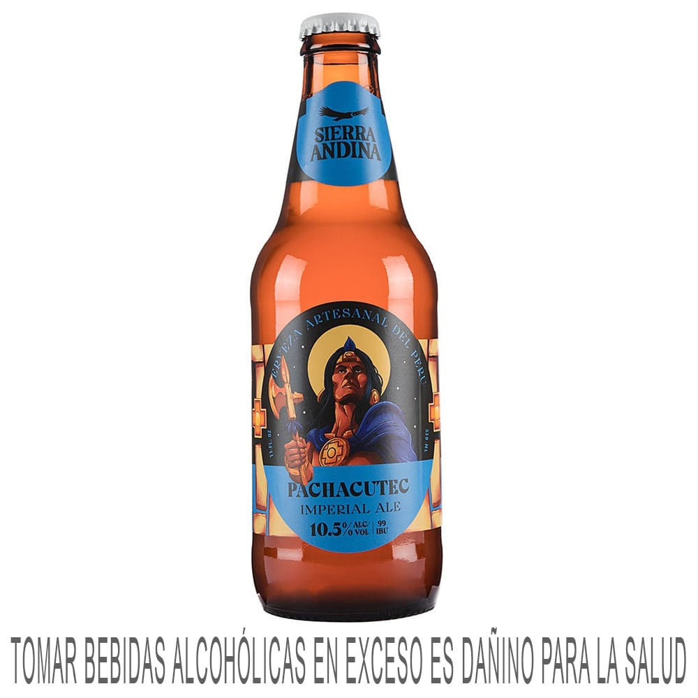 Cerveza SIERRA ANDINA Pachacutec Imperial Ale Botella 330ml